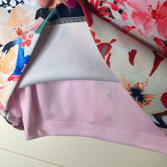 NWT T Tahari Floral Cap Sleeve Dress Size Small - Picture 7 of 12